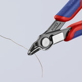 KNIPEX 5-in Precision Cutting Pliers, Chrome Vanadium, 78 41 125