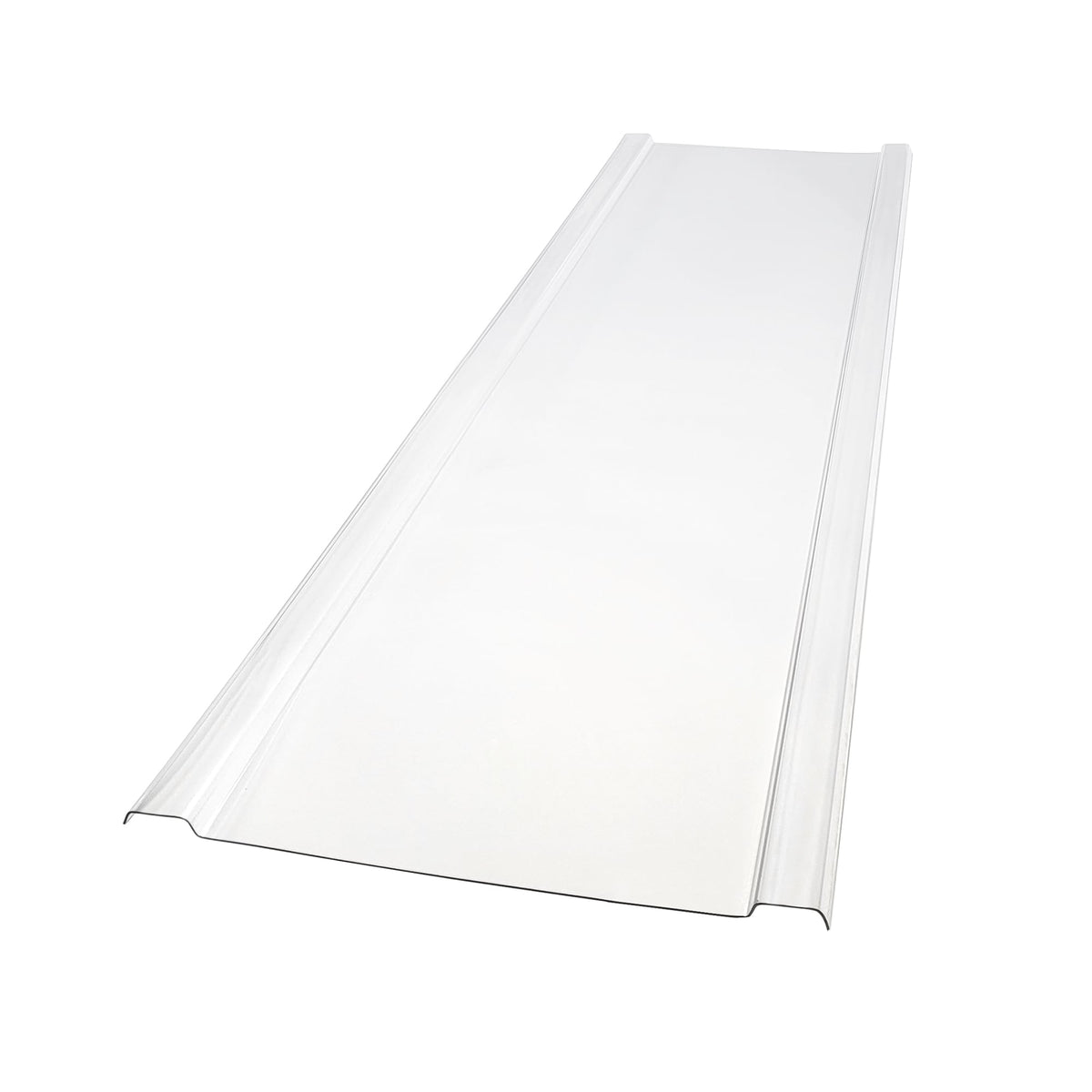 EZ GLAZE 2.24-ft x 8-ft Corrugated Clear Polycarbonate Roof Panel