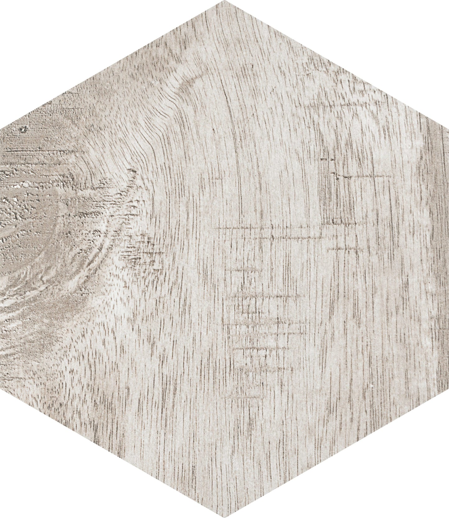 Affinity Tile Sawnwood Hex Grey 9-in x 10-in Multi-finish Porcelain Wood look Hexagon Floor and Wall Tile product image