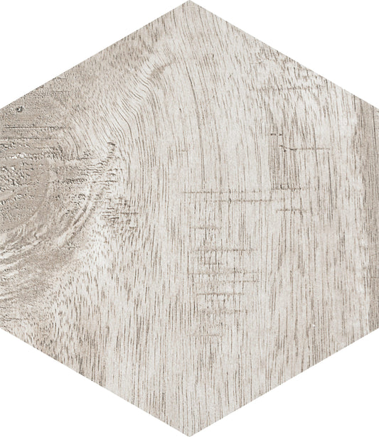 Affinity Tile Sawnwood Hex Grey 9-in x 10-in Multi-finish Porcelain Wood look Hexagon Floor and Wall Tile product image