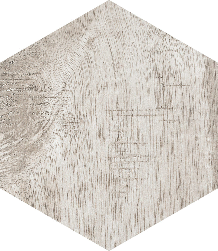 Affinity Tile Sawnwood Hex Grey 9-in x 10-in Multi-finish Porcelain Wood look Hexagon Floor and Wall Tile product image