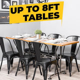 3/4 in. Black Pipe x 3 ft. L x 30 in. H Bridge Design Kitchen Table Kit