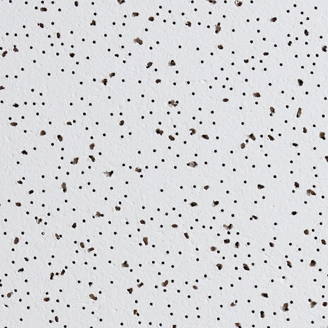 USG Ceilings 4-ft x 2-ft White Mineral Fiber Drop Ceiling Tile (4-Pack, 32-sq ft / Case)