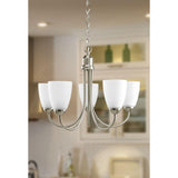 Progress Lighting Gather 5-Light Brushed Nickel Traditional Chandelier