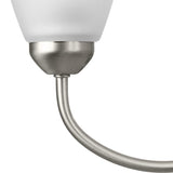 Progress Lighting Gather 3-Light Brushed Nickel Transitional Chandelier