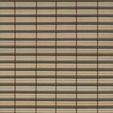 Achim Cordless Veranda 0.25-in Slat Width 30-in x 72-in Cordless Cocoa/Almond Vinyl Room Darkening Roll-Up Blinds