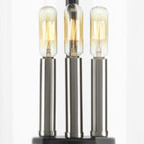 Progress Lighting Squire 3-Light Black Traditional Clear Glass Lantern Mini Indoor/Outdoor Hanging Pendant Light