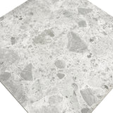 Giorbello (Sample) Ambience Terrazzo Silver 24-in x 24-in Matte Porcelain Stone Look Floor and Wall Tile