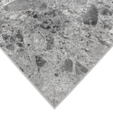 Giorbello (Sample) Ambience Terrazzo Gray 24-in x 24-in Matte Porcelain Stone Look Floor and Wall Tile