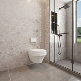 Giorbello Ambience Terrazzo Ivory 24-in x 24-in Matte Porcelain Stone Look Floor Tile (12-sq. ft/ Carton)