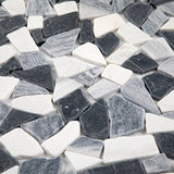 Giorbello Gray 12-in x 12-in Tumbled Natural Stone Marble Random Marble Look Floor Tile (5-sq. ft/ Carton)