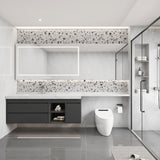 Giorbello Silver Moonstone 3-in x 6-in Glossy Glass Stone Look Wall Tile (5-sq. ft/ Carton)