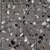 Giorbello (Sample) Gray Earthstone 3-in x 6-in Glossy Glass Stone Look Wall Tile