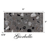 Giorbello Gray Earthstone 3-in x 6-in Glossy Glass Stone Look Wall Tile (5-sq. ft/ Carton)