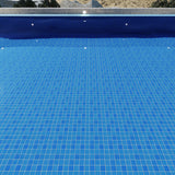 Giorbello (Sample) Starlight Ocean Whisper 6-in x 6-in Glossy Glass Mixed Pattern Wall Tile