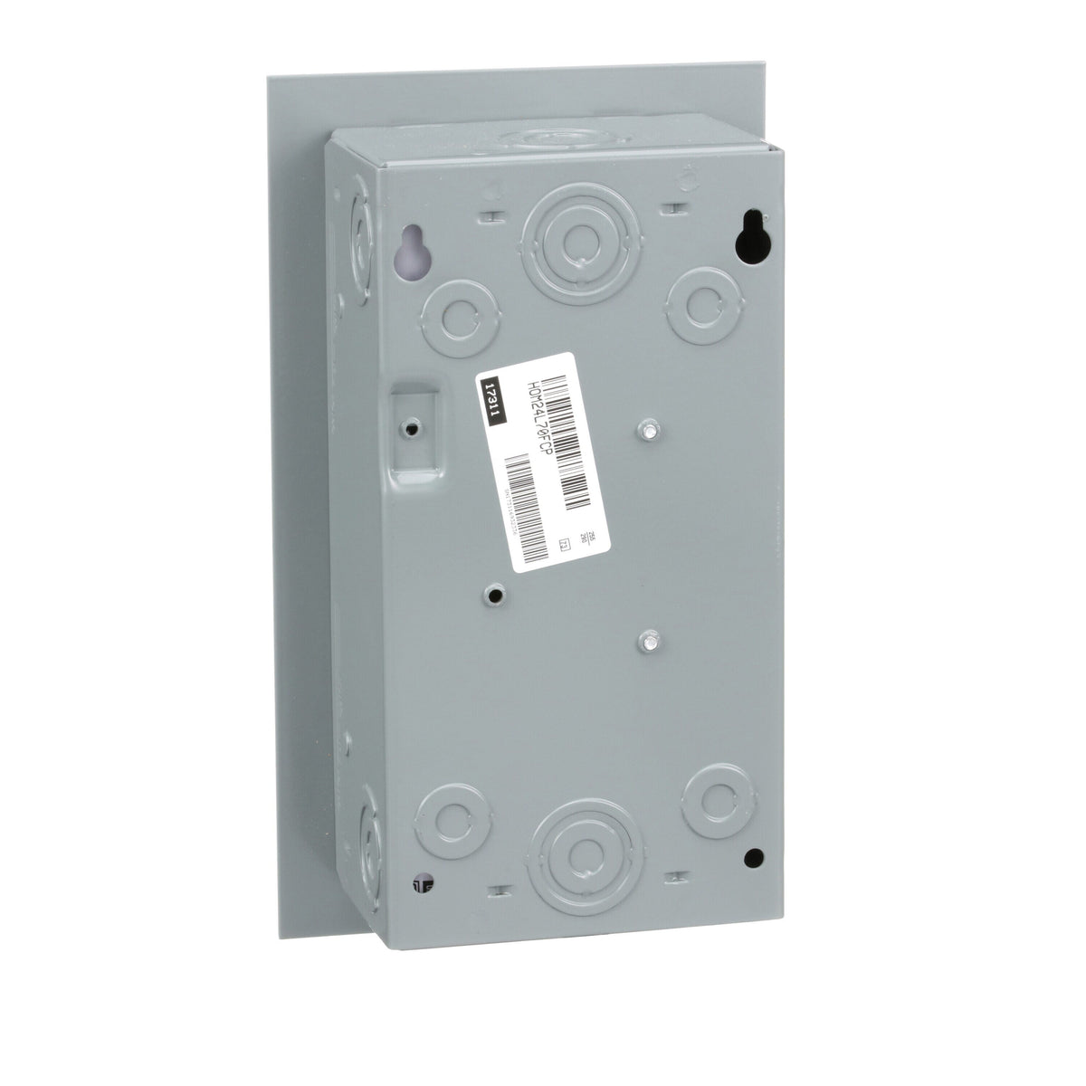 Square D Homeline 70-Amp 2-space load center - detail view