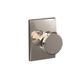 Custom Bowery Satin Nickel Century Trim Combined Interior Door Knob - Super Arbor