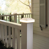 Harbor Breeze White Plastic Deck Post Cap