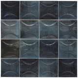 Apollo Tile Antiek Spruce Blue 4-in x 4-in Glossy Ceramic Patterned Floor and Wall Tile (5.39-sq. ft/ Carton)