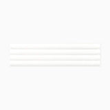 Apollo Tile Arte White 2-in x 8-in Glossy Ceramic Brick Patterned Floor and Wall Tile (4.09-sq. ft/ Carton)