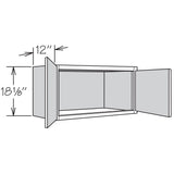 Shenandoah PRO Express Breckenridge 30-in W x 18.125-in H x 12-in D Linen Full Overlay Wall Fully Assembled Plywood Cabinet (Recessed Panel Shaker Door Style)