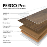 Pergo Pro +WetProtect Silo Oak 10-mm Waterproof Laminate Flooring