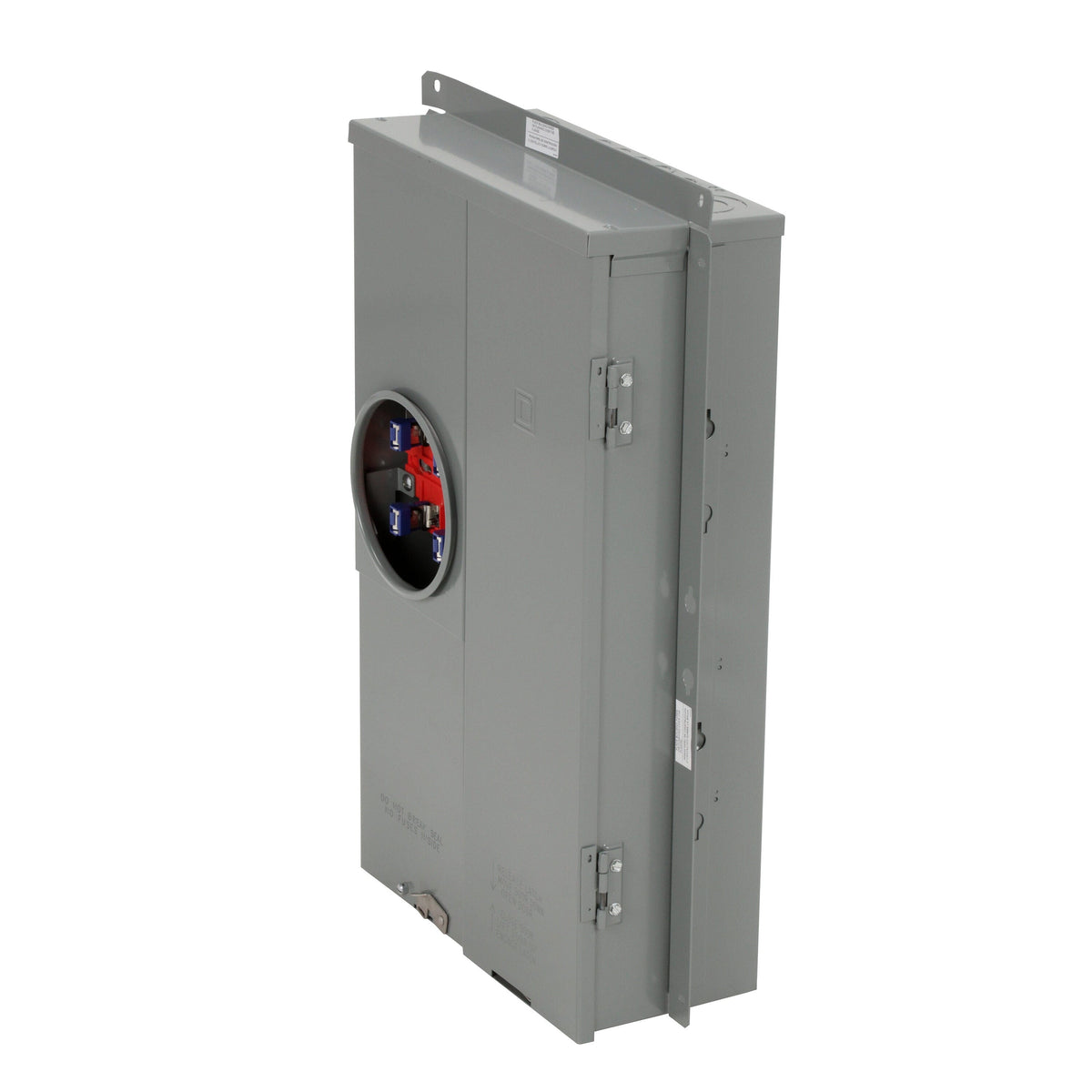 Square D Homeline Ring Type Overhead/Underground 125-Amp 16-space load center - angle view