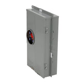 Square D Homeline Ring Type Overhead/Underground 125-Amp 16-space load center - angle view