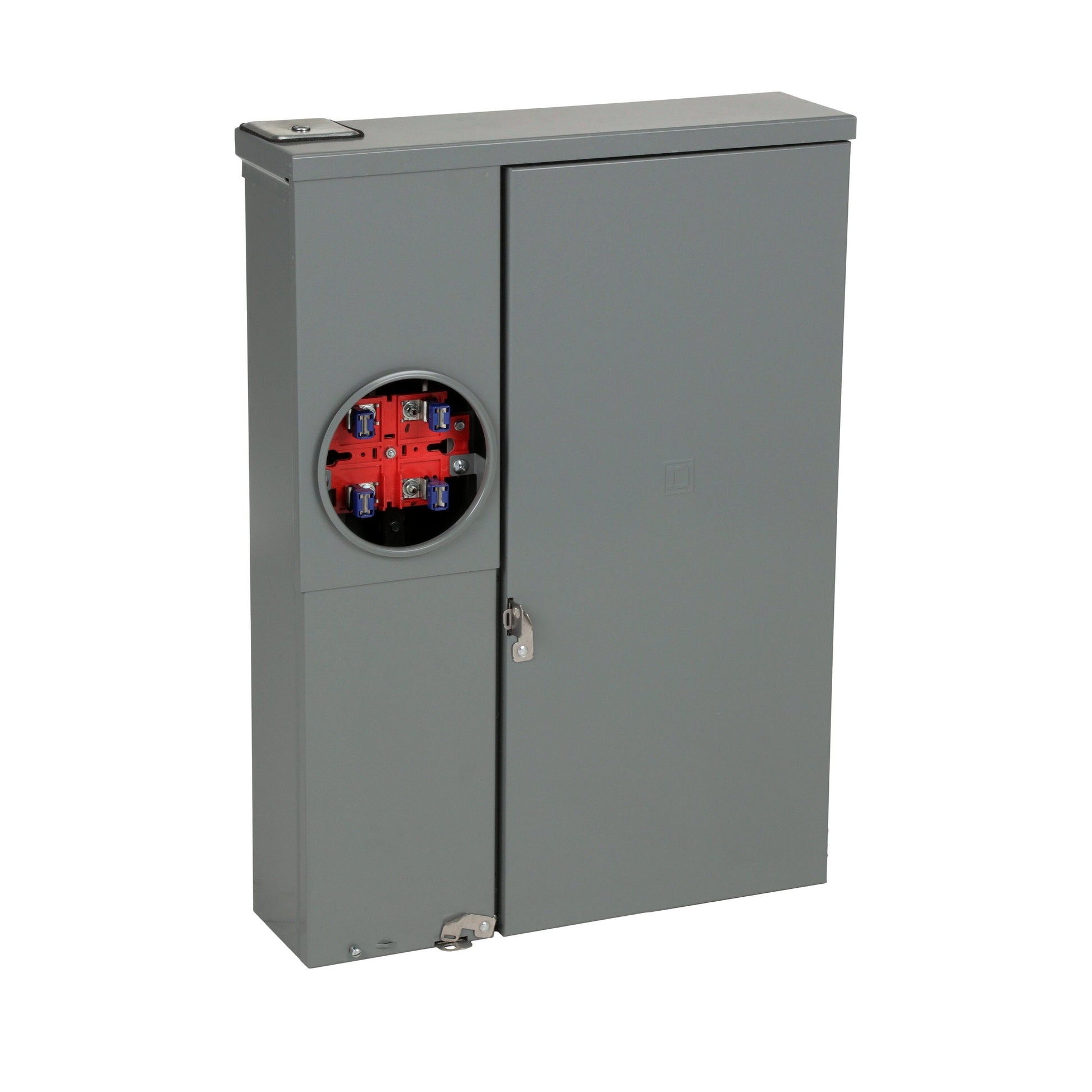Square D Homeline Ring Type Overhead/Underground 200-Amp 8-space load center - side view