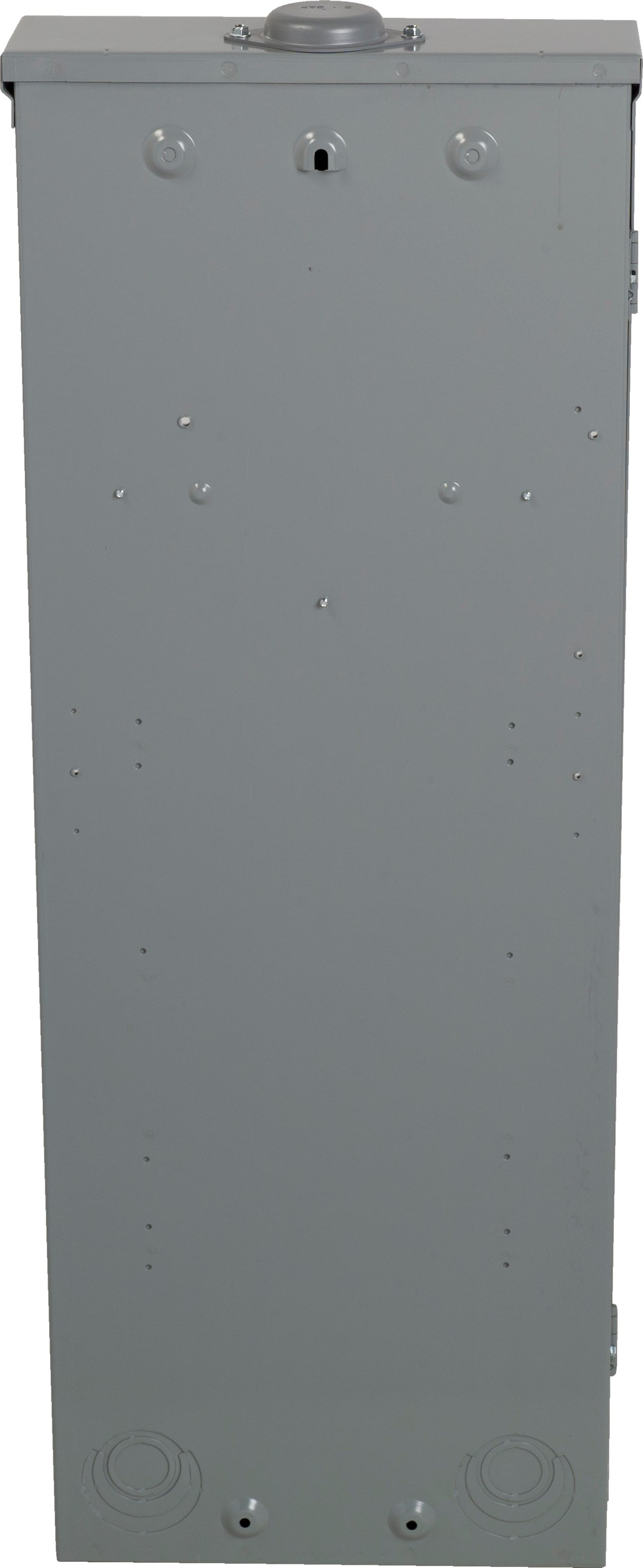 Square D Homeline 200-Amp 40-space load center - detail view