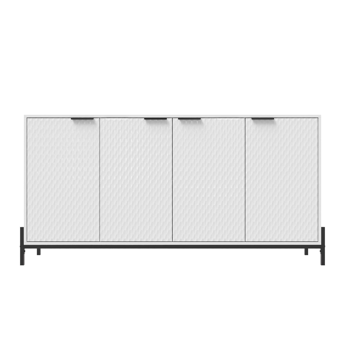 Clihome 15.67-in W x 31.5-in H Mdf White Freestanding Utility Storage Cabinet
