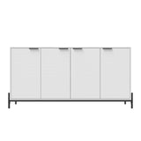 Clihome 15.67-in W x 31.5-in H Mdf White Freestanding Utility Storage Cabinet