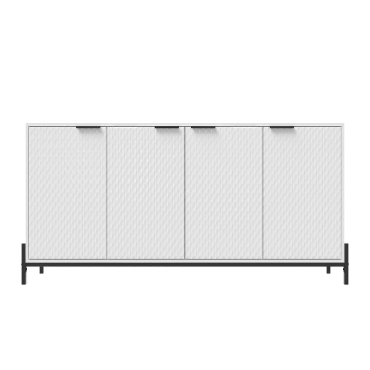 Clihome 15.67-in W x 31.5-in H Mdf White Freestanding Utility Storage Cabinet