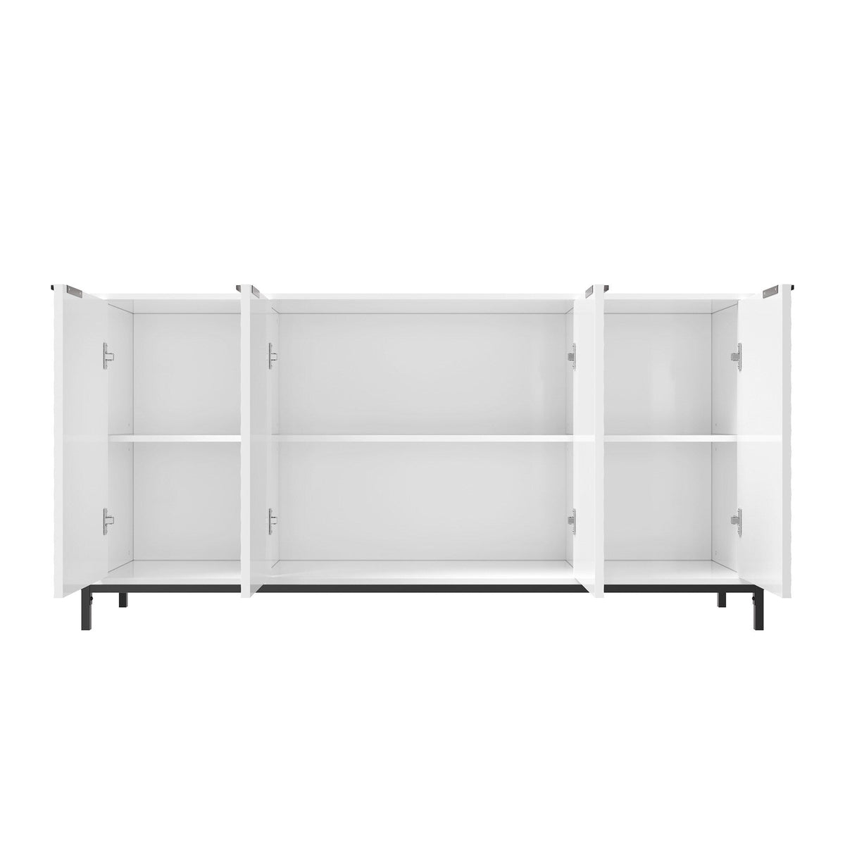 Clihome 15.67-in W x 31.5-in H Mdf White Freestanding Utility Storage Cabinet