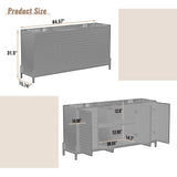 Clihome 15.67-in W x 31.5-in H Mdf White Freestanding Utility Storage Cabinet