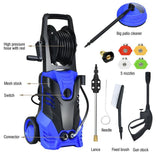 Costway 2030 PSI 2 GPM Hot/Cold Water Electric High Pressure Washer with Patio Cleaner and 5 Nozzles