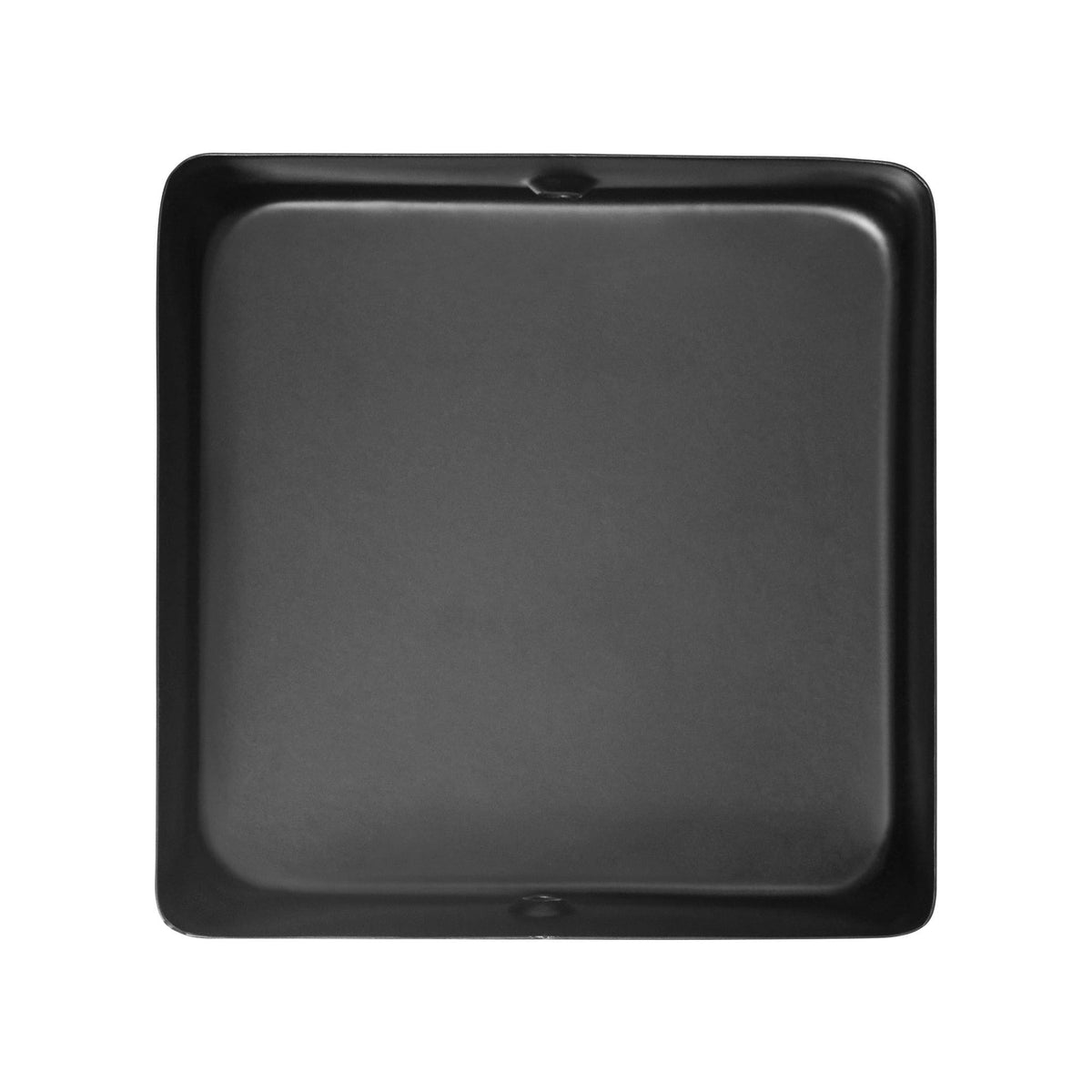 PERMAKAP 4-in x 4-in Black Stainless Steel Flat Top Black Stainless Steel Deck Post Cap