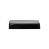PERMAKAP 4-in x 6-in Black Stainless Steel Flat Top Black Stainless Steel Deck Post Cap
