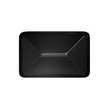 PERMAKAP 4-in x 6-in Black Stainless Steel Pyramid Black Stainless Steel Deck Post Cap