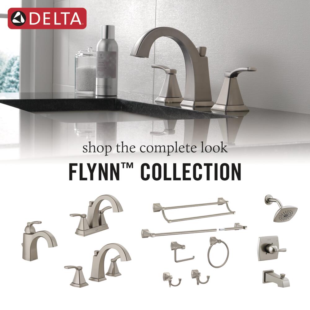 Delta Flynn Stainless 1-Handle Bathtub and Shower Faucet with Valve