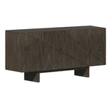 Clihome 15.75-in W x 30.71-in H Mdf Brown Freestanding Utility Storage Cabinet