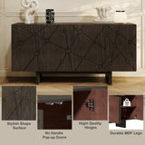 Clihome 15.75-in W x 30.71-in H Mdf Brown Freestanding Utility Storage Cabinet