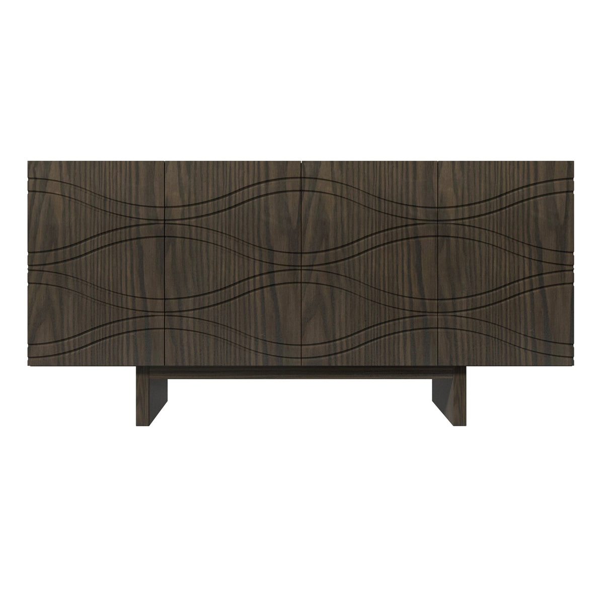 GZMR 15.75-in W x 30.71-in H Mdf Brown Freestanding Utility Storage Cabinet