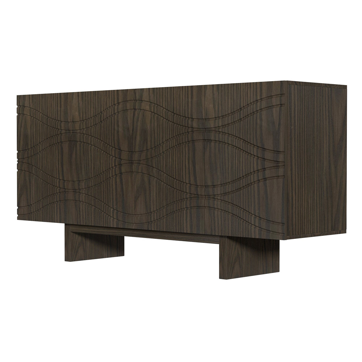 Clihome 15.75-in W x 30.71-in H Mdf Brown Freestanding Utility Storage Cabinet