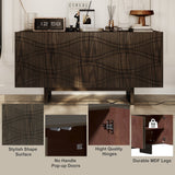Clihome 15.75-in W x 30.71-in H Mdf Brown Freestanding Utility Storage Cabinet