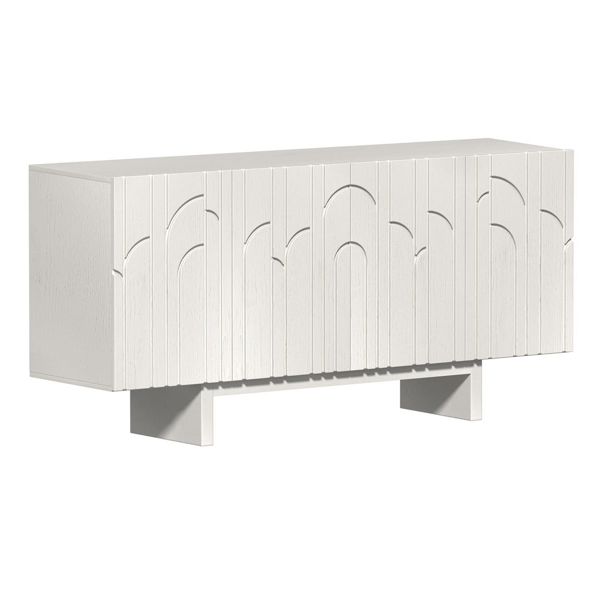 Clihome 15.75-in W x 30.71-in H Mdf White Freestanding Utility Storage Cabinet