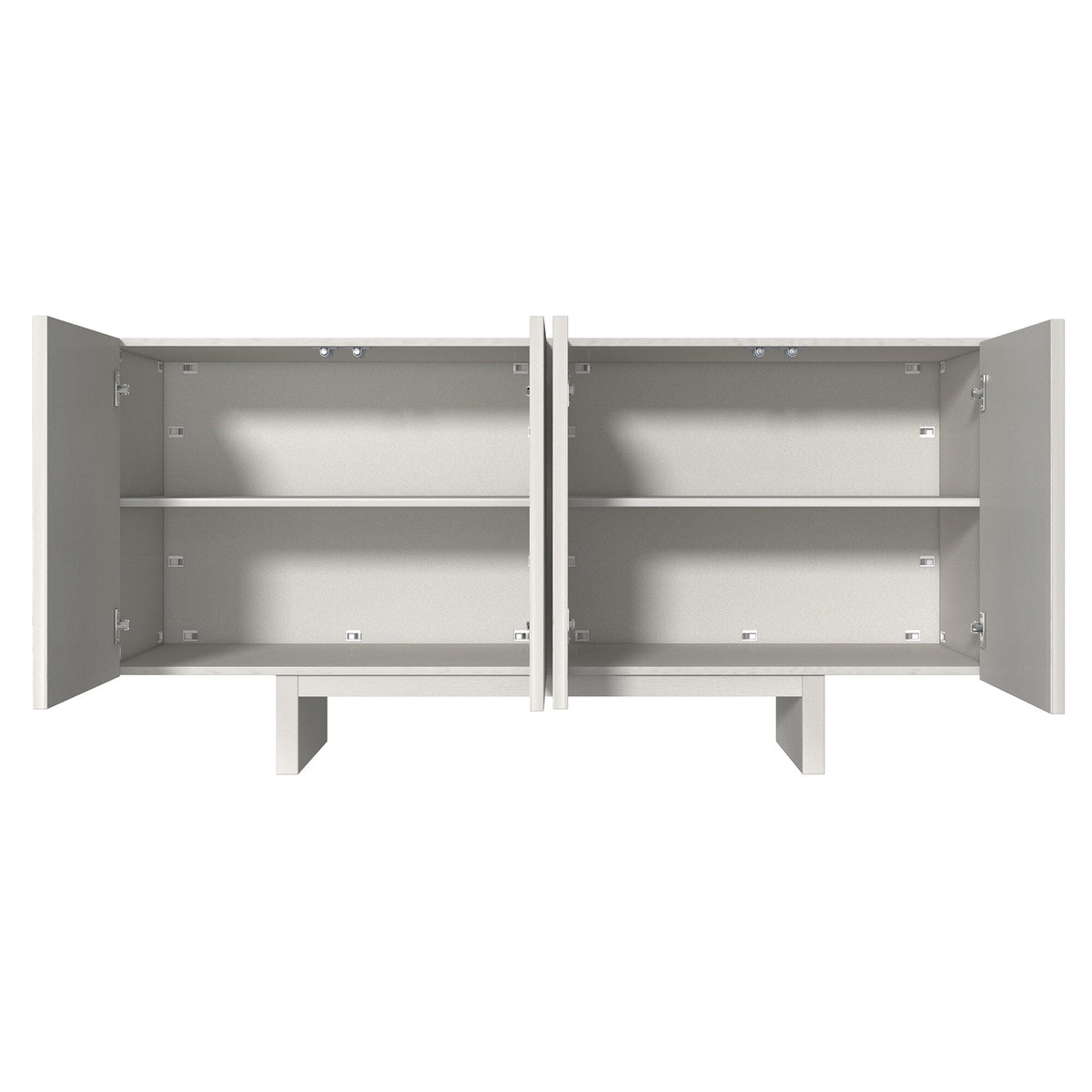 Clihome 15.75-in W x 30.71-in H Mdf White Freestanding Utility Storage Cabinet