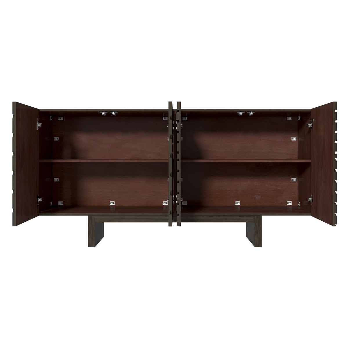 Clihome 15.75-in W x 30.71-in H Mdf Brown Freestanding Utility Storage Cabinet