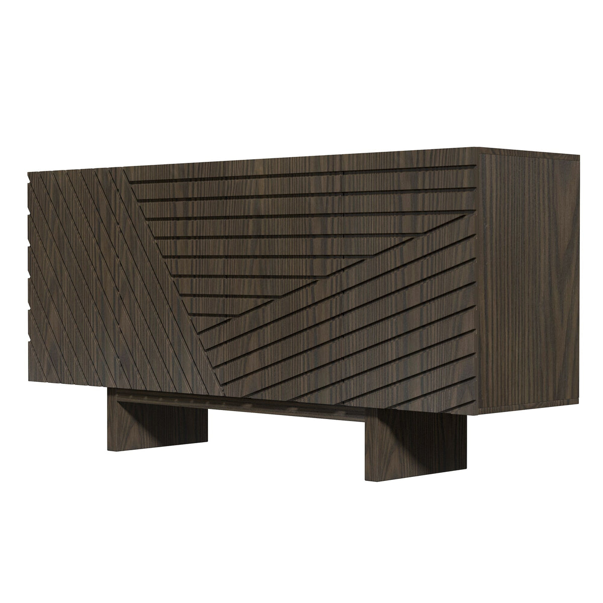 Clihome 15.75-in W x 30.71-in H Mdf Brown Freestanding Utility Storage Cabinet