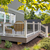 Trex 4-in x 4-in Enhance Classic White Composite Deck Post Cap